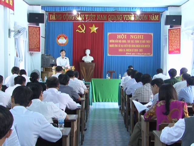 Huyện M’Drắk thành lập 13 đơn vị bầu cử đại biểu HĐND huyện khóa XI, nhiệm kỳ 2016-2021